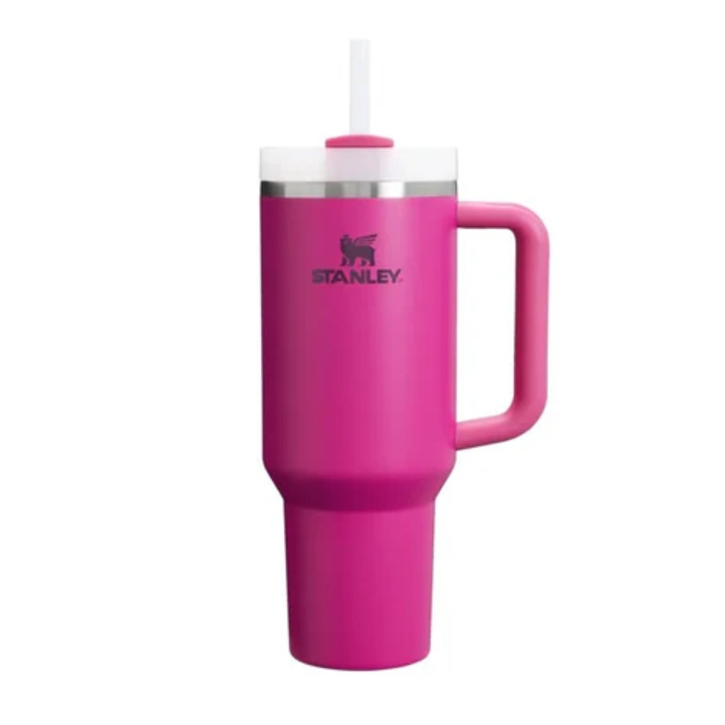 Pink Stanley 40 Oz Stainless Steel Tumbler | Leak-Proof Vacuum Insulated Travel Mug | Hot & Cold