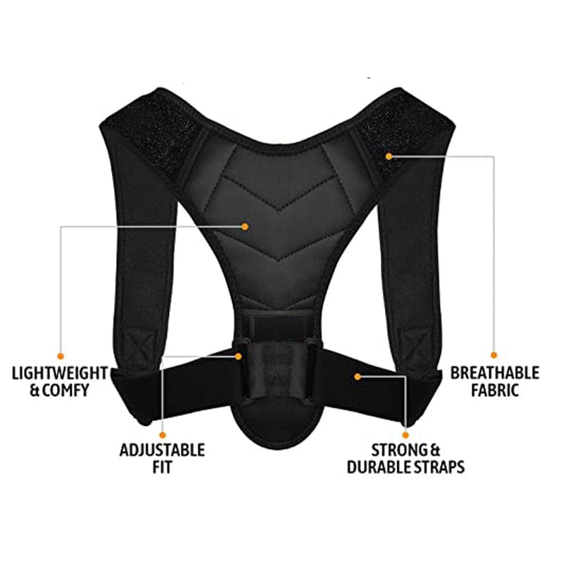 Body Posture Corrector Belt Adjustable Shoulder And Back Support Brace For Men And Women | Relieves Pain, Aligns Spine, And Improves Posture