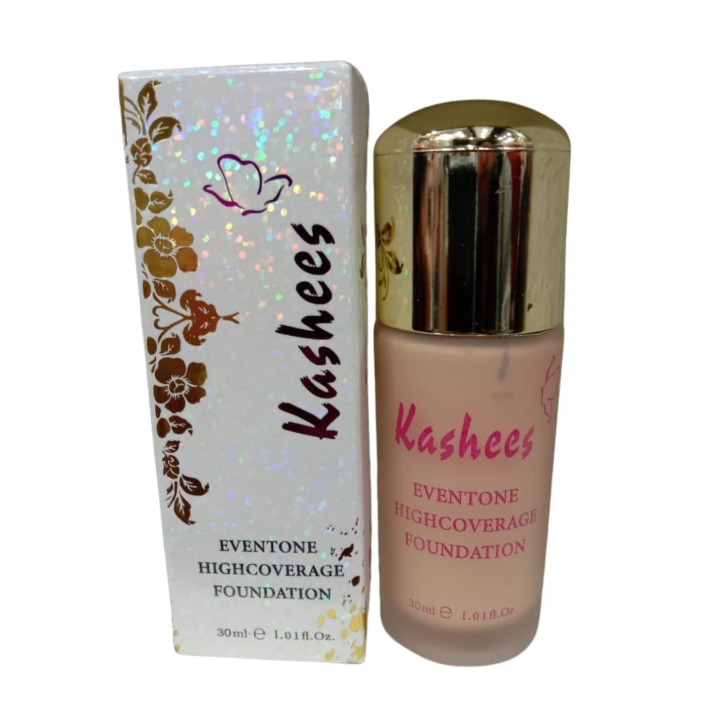 Kashees Eventone Liquid Foundation | High Coverage Long Lasting Radiant Makeup Base 30 ml