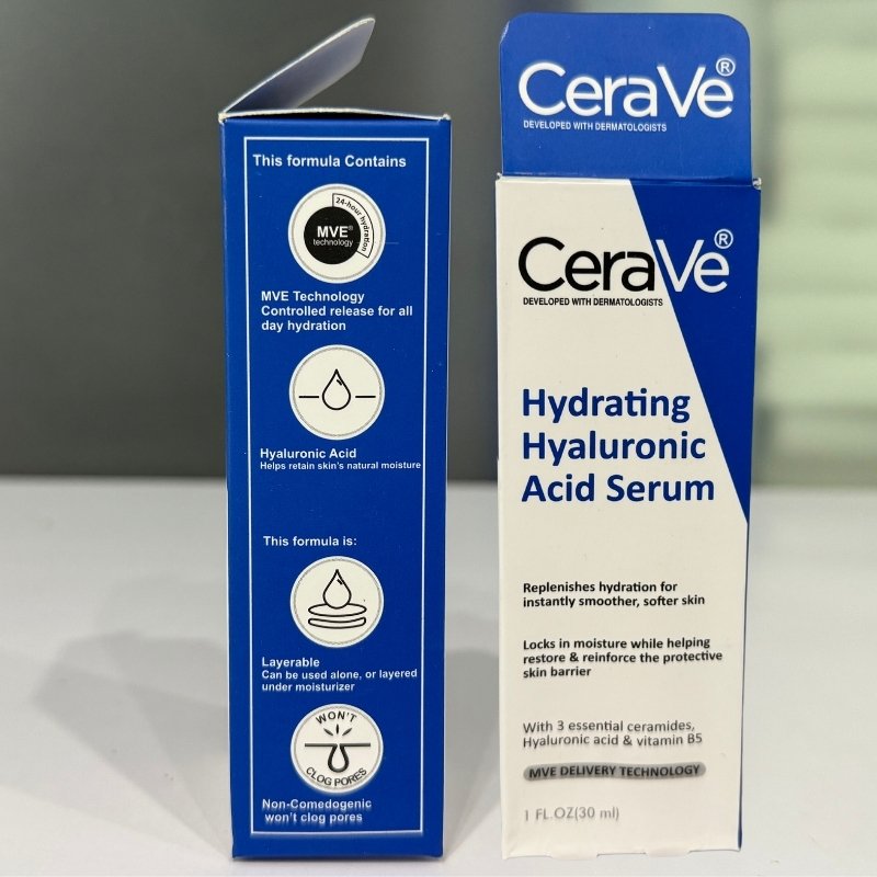 CeraVe Hyaluronic Acid Face Serum 30ml | Hydrating, Barrier-Repair & Anti-Aging